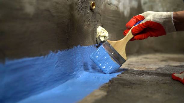 Commercial Waterproofing project at a Meridianville, AL business property by SJ Waterproofing Pros
